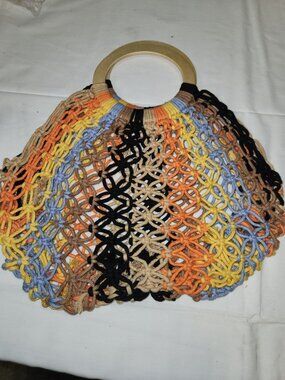 Beach Fishnet Handbag inspired by Cape Cod fishnet industries